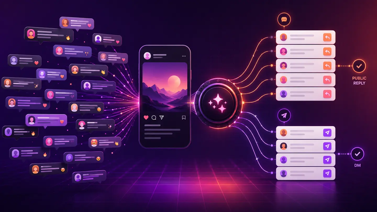 وصول تعليق جديد على إنستغرام إلى AP3K وتشغيل الإجراءات المحدّدة في الحملة