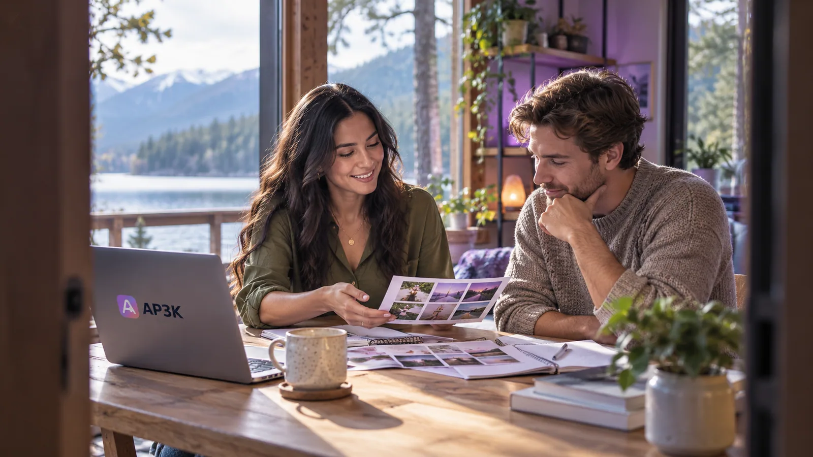 Colleagues planning Instagram comment replies — original editorial photograph