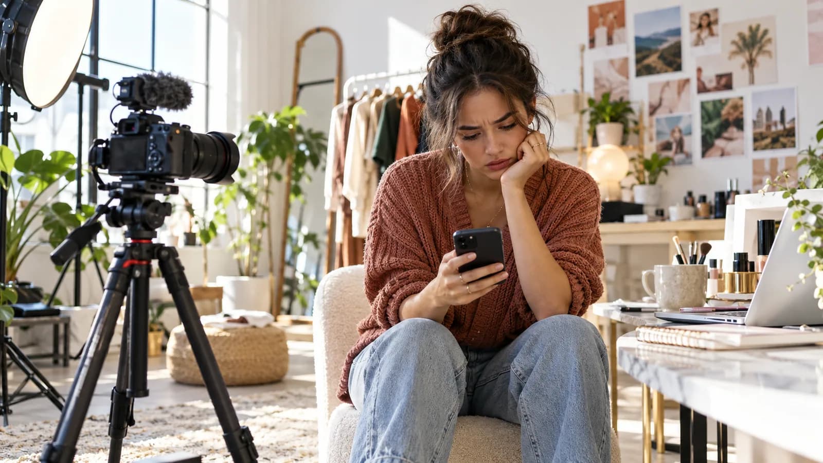 Creator Reviews Missed Comments After Filming — original editorial photograph
