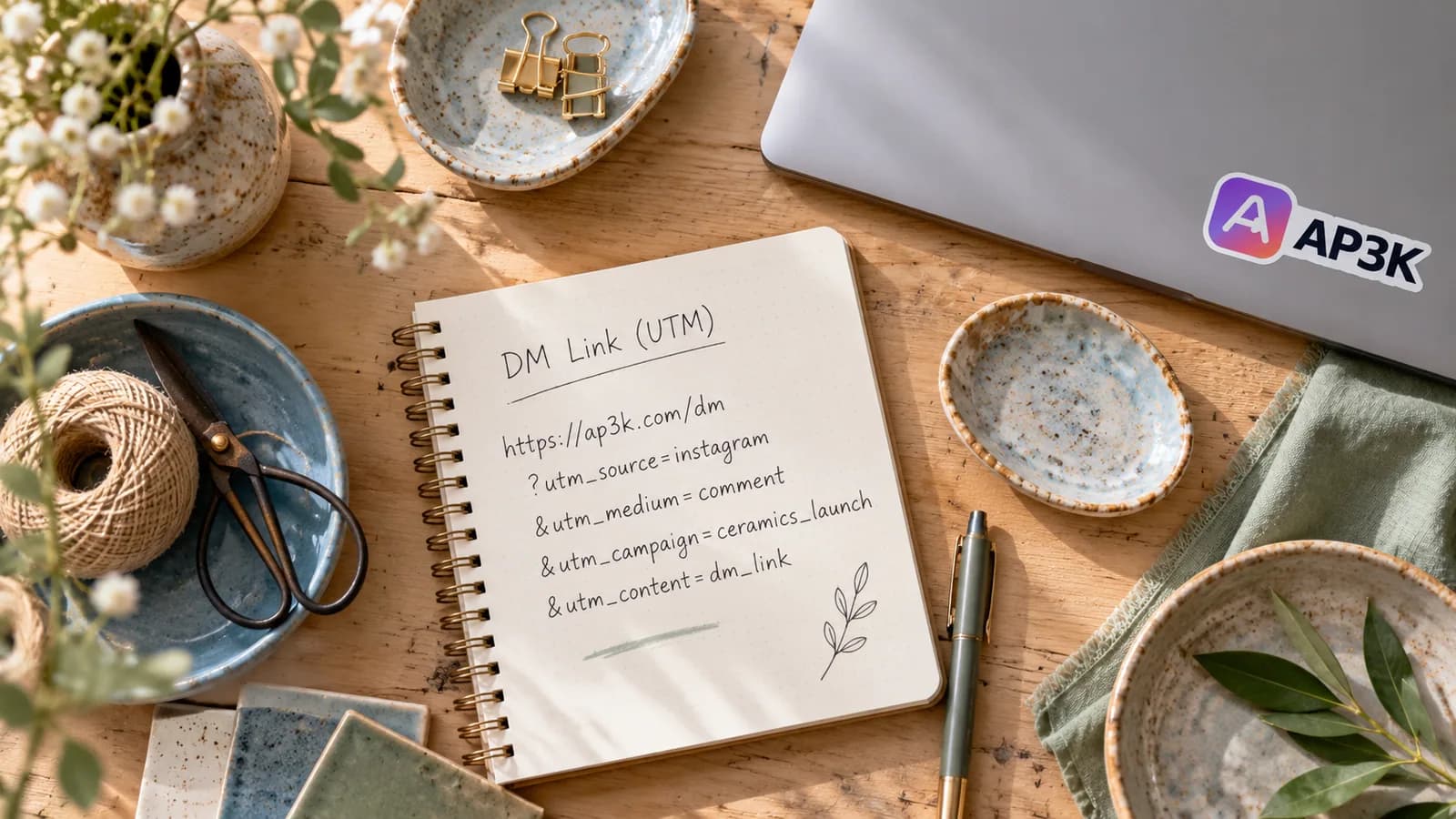Tracing Instagram comments to UTM-tagged DMs — original editorial photograph