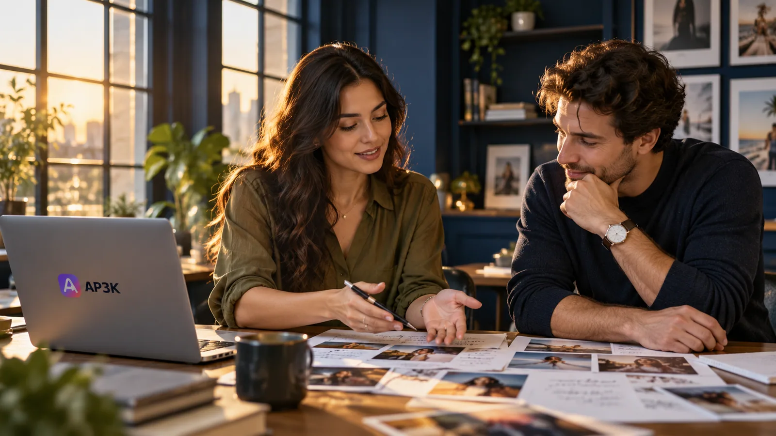 Influencer team planning smarter DMs — original editorial photograph