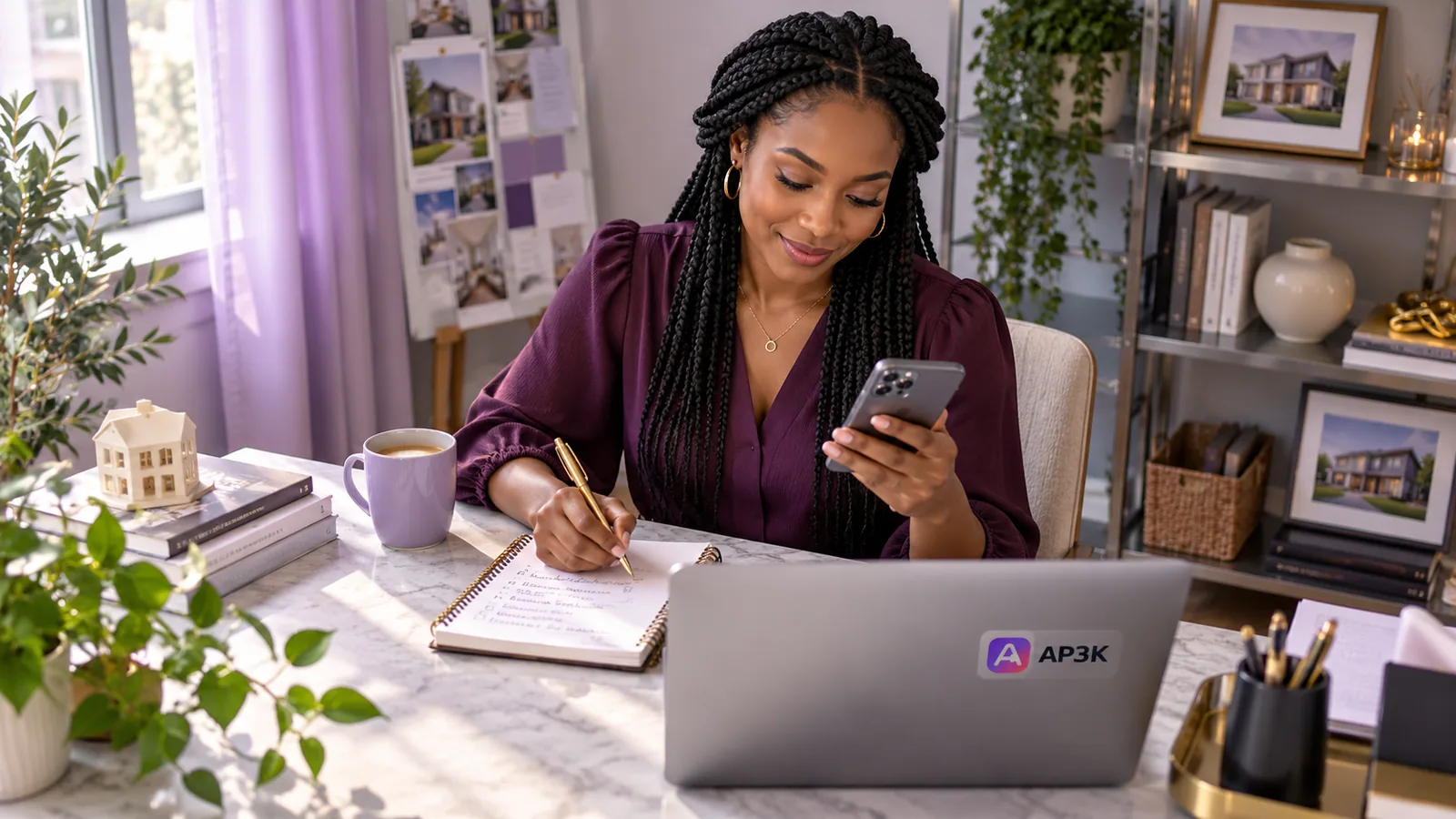 Real estate agent automates Instagram leads — original editorial photograph