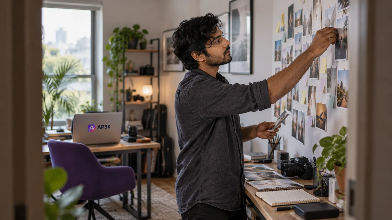 Mapping Instagram growth in the studio — original editorial photograph