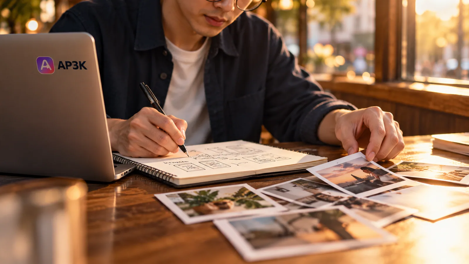 Hands-on Instagram growth planning — original editorial photograph