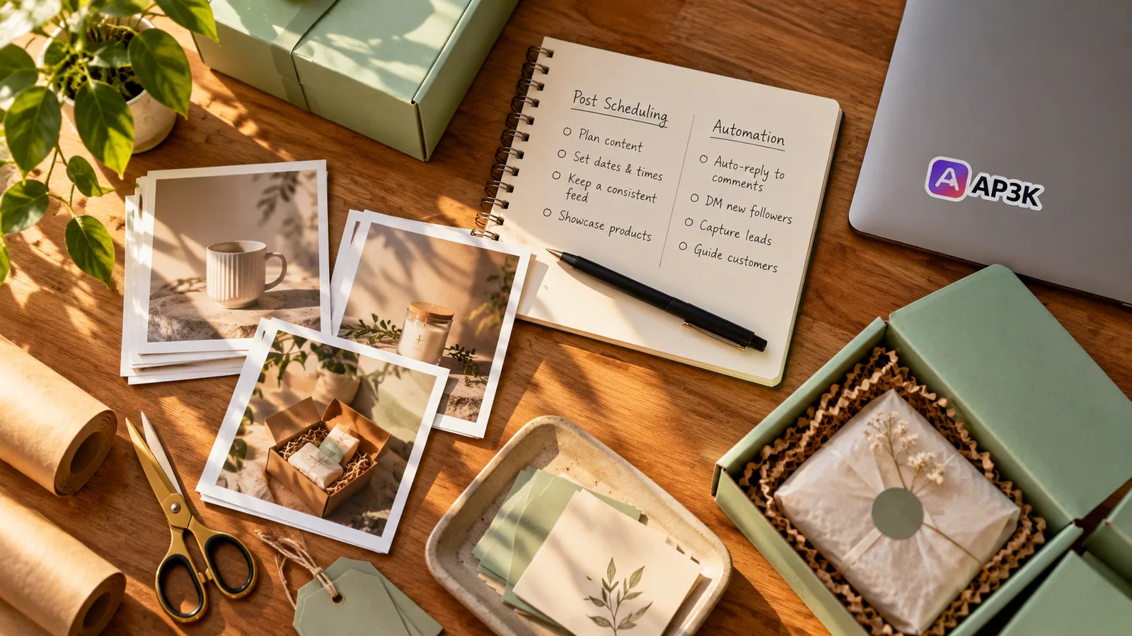 Instagram scheduling versus automation — original editorial photograph