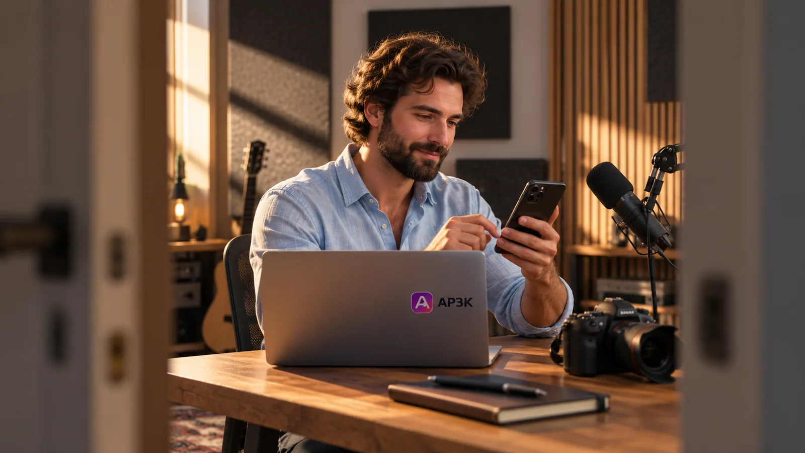 AP3K Laptop for Instagram Lead Tracking — original editorial photograph