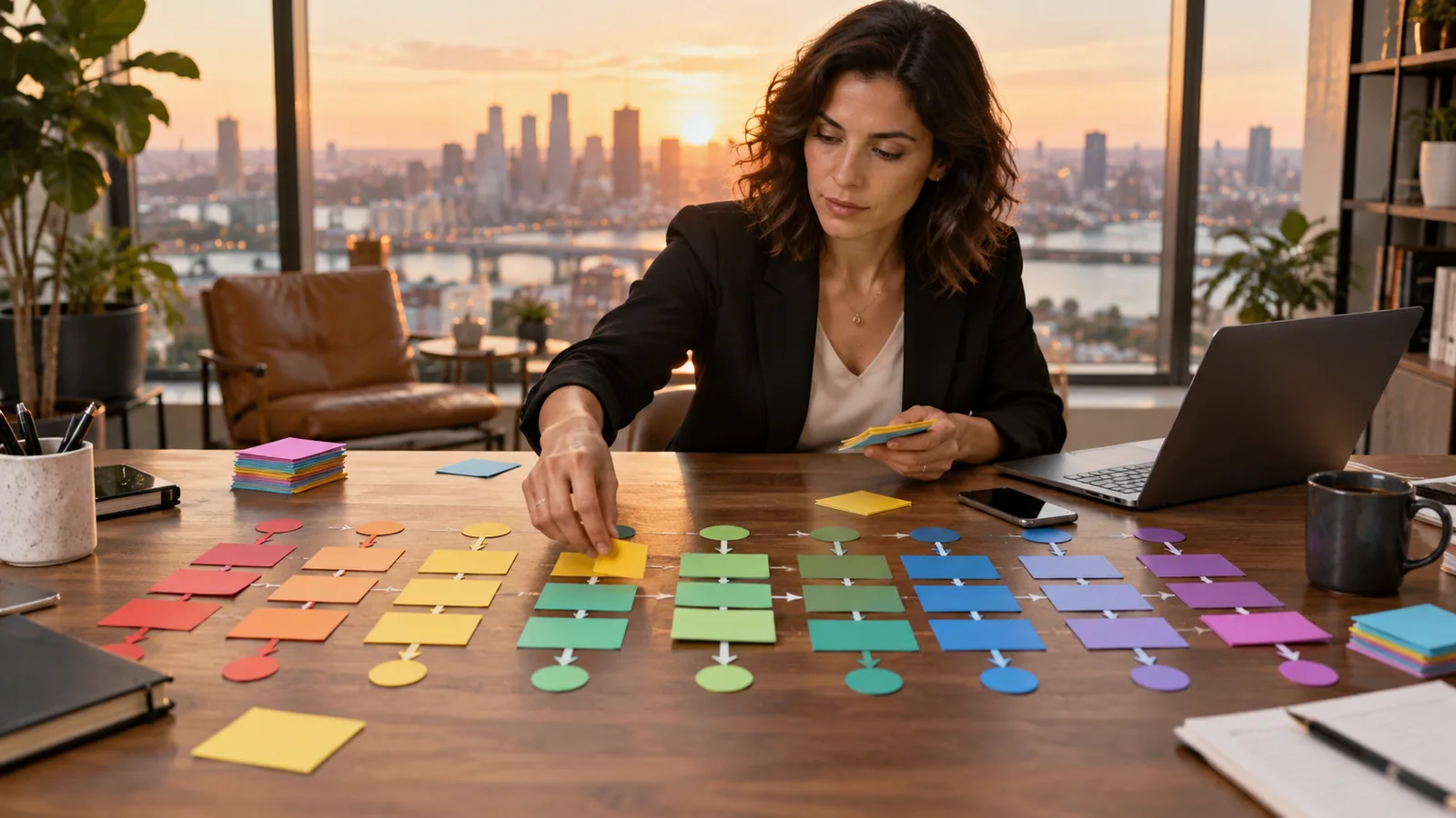 Mapping ten customer conversation paths — original editorial photograph