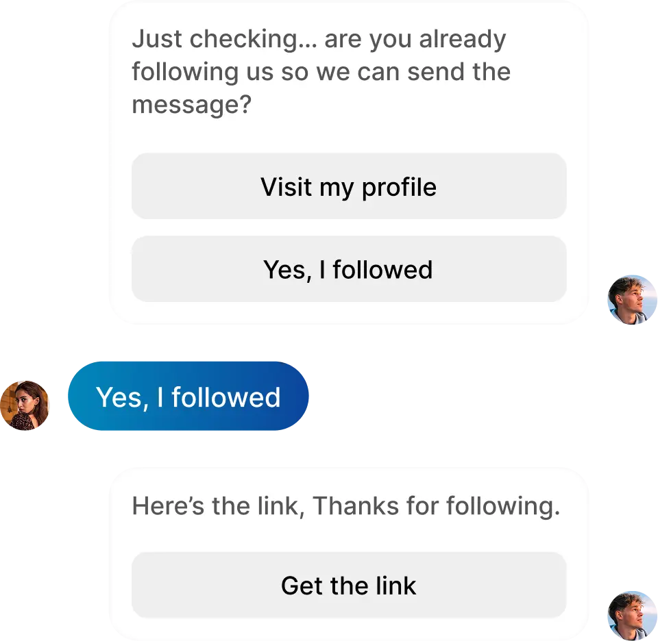 Get new followers