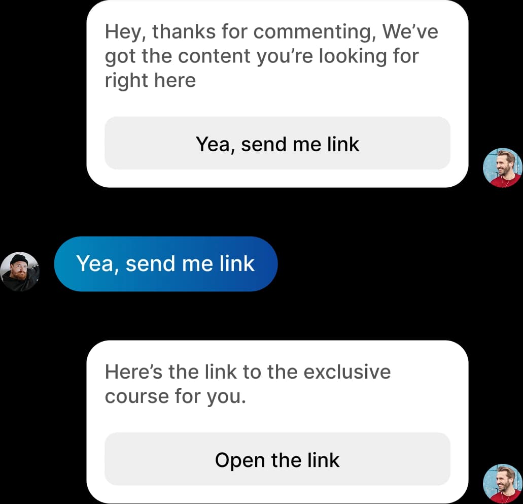 Send links