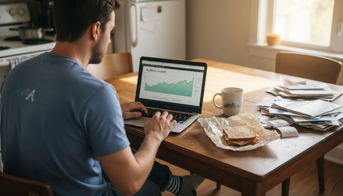 Influencer analyzing Instagram DM data