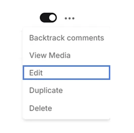 Edit Option