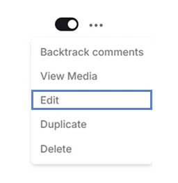 Edit Option