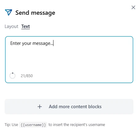 Simple Text Example