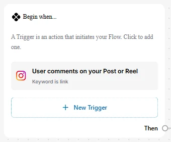 Ask to Follow First Message