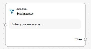 Send Message Node Interface